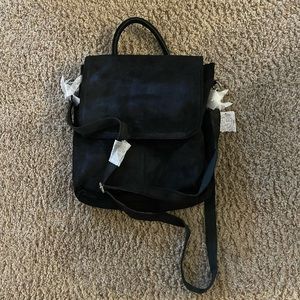 Free People Black Suede shoulder bag